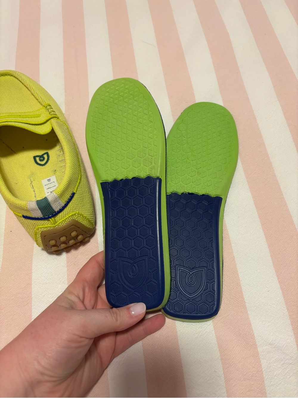 Rothy's Lime Driving Loafers 8.5 - Picture 9 of 9